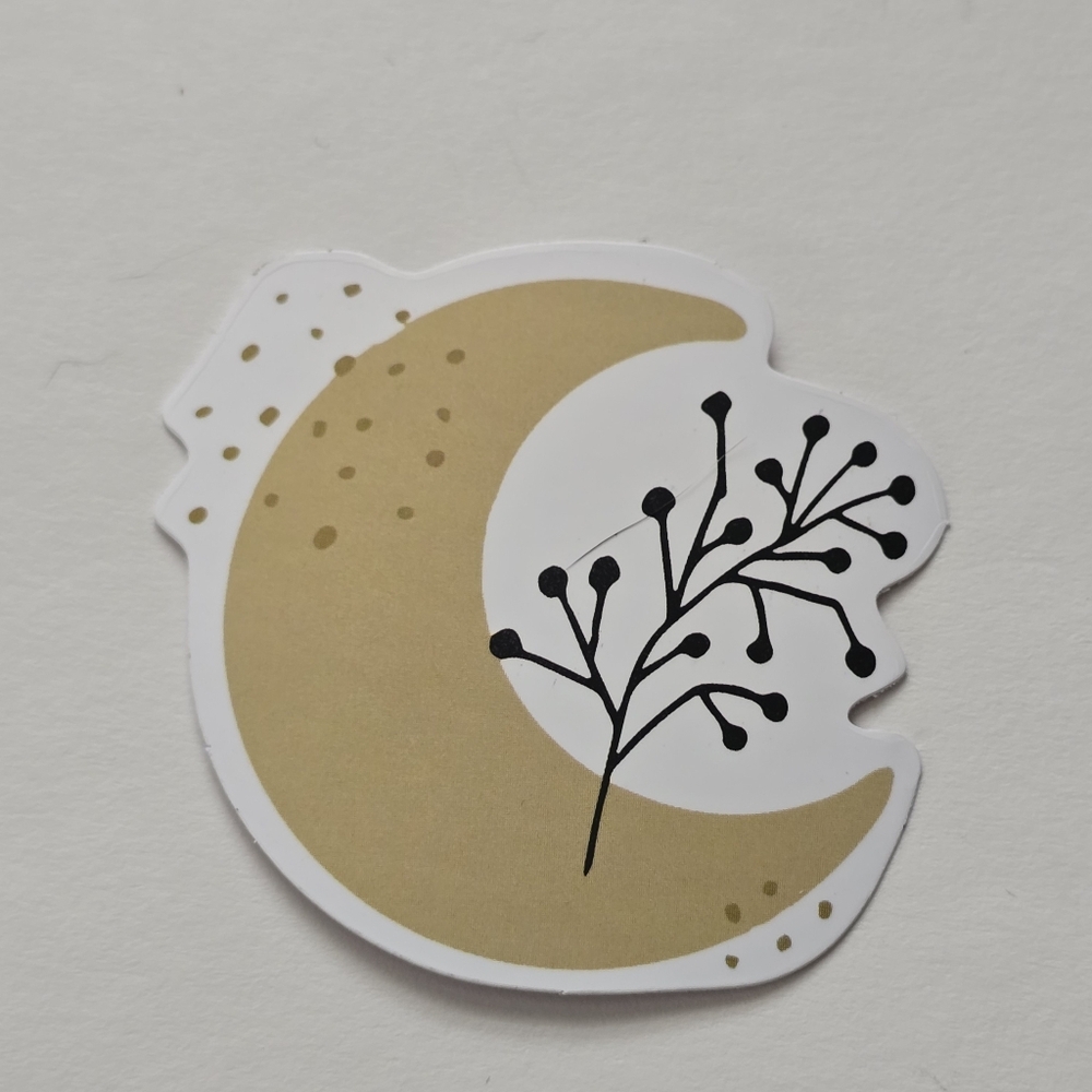 10/$10 Gold Moon Wall Sticker